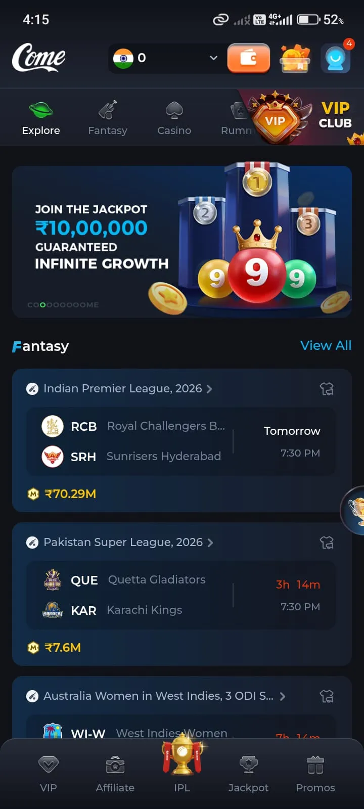 GoPlay Game app download and IPL cricket team create platform